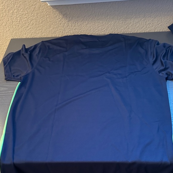 NFL Seattle Seahawks Navy and Lime Tee - Picture 6 of 7